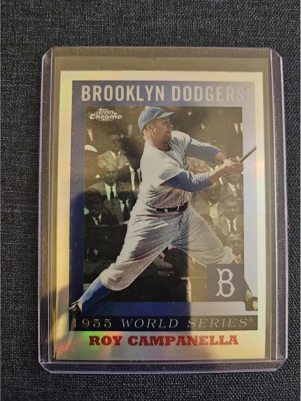 Roy Campanella #55WS-1 2025 Topps Chrome Platinum 1955 World Series